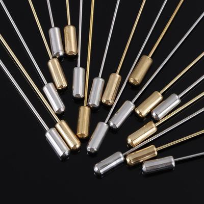 10pcs/set Gold & Silver Diy Craft Jewelry Making Brooches Accessories Pin Cabochon Tray Cameo