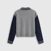 Women's Embroidered Logo Wool Blend Cable Knit Sweater