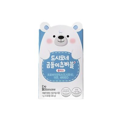 DeSimone Bear Chewable Plus Infant Lactobacillus, 60 Tablets, 1 Unit