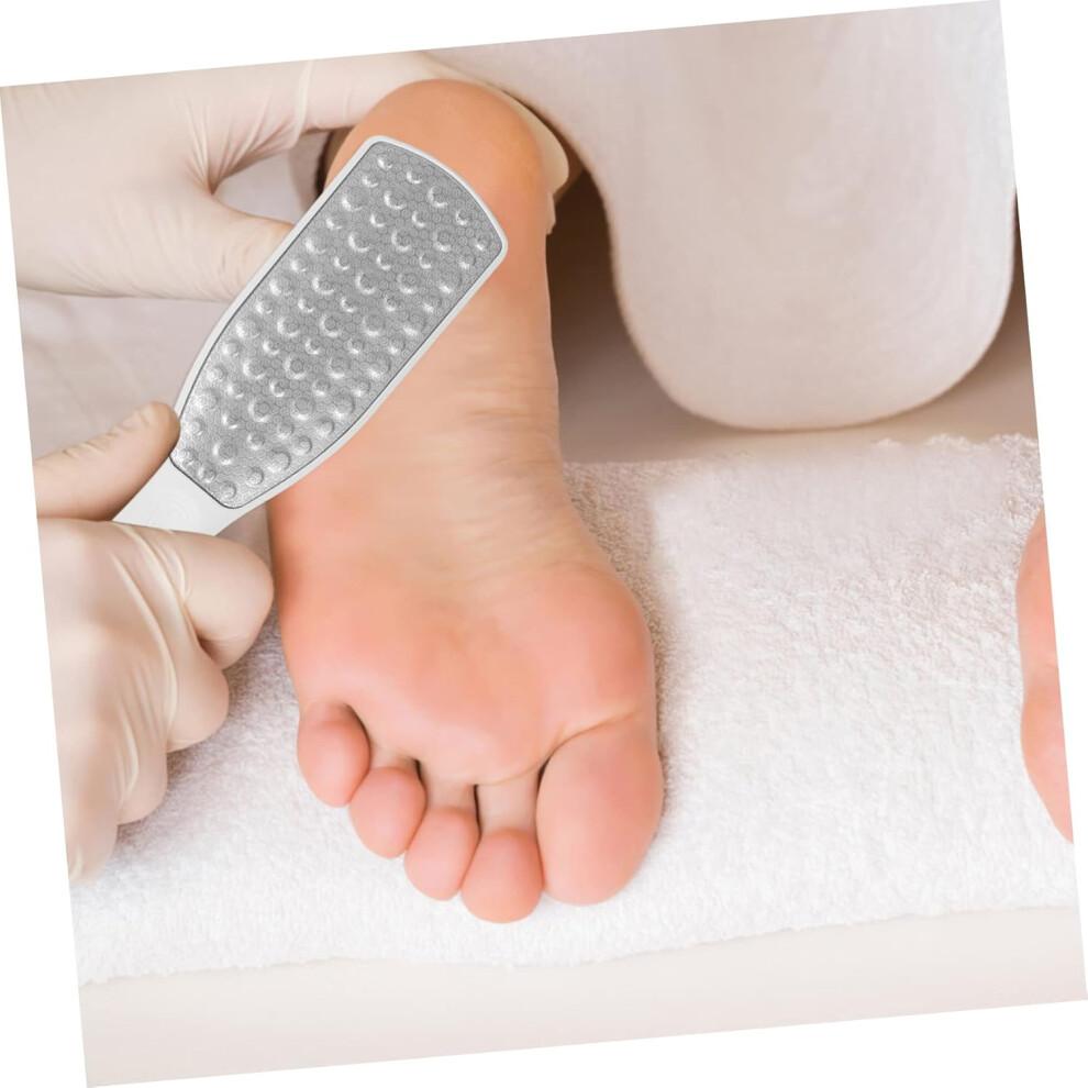 Foot Scrubber Stainless Steel Pedicure Foot Rasp File for Callus Removal Dead Skin Remover Exfoliant