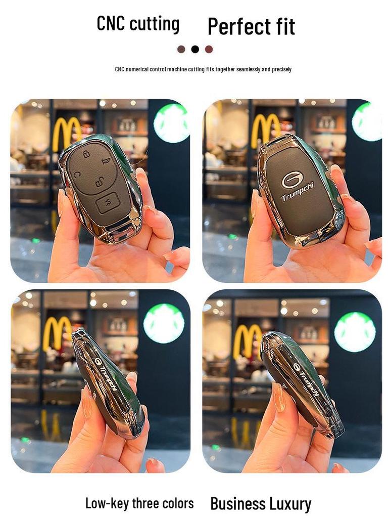 Metal Protective Key Cover for GAC Trumpchi M8 Zongshi & New Legend M8 Master MPV