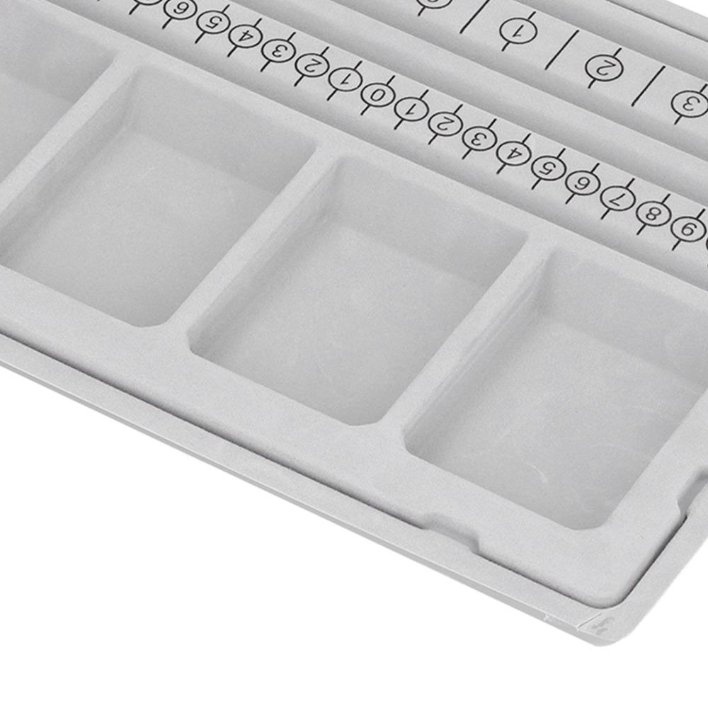 4 Recessed Compartments Beaded Measuring Board Bracelet Beading Board  Crafting Enthusiasts