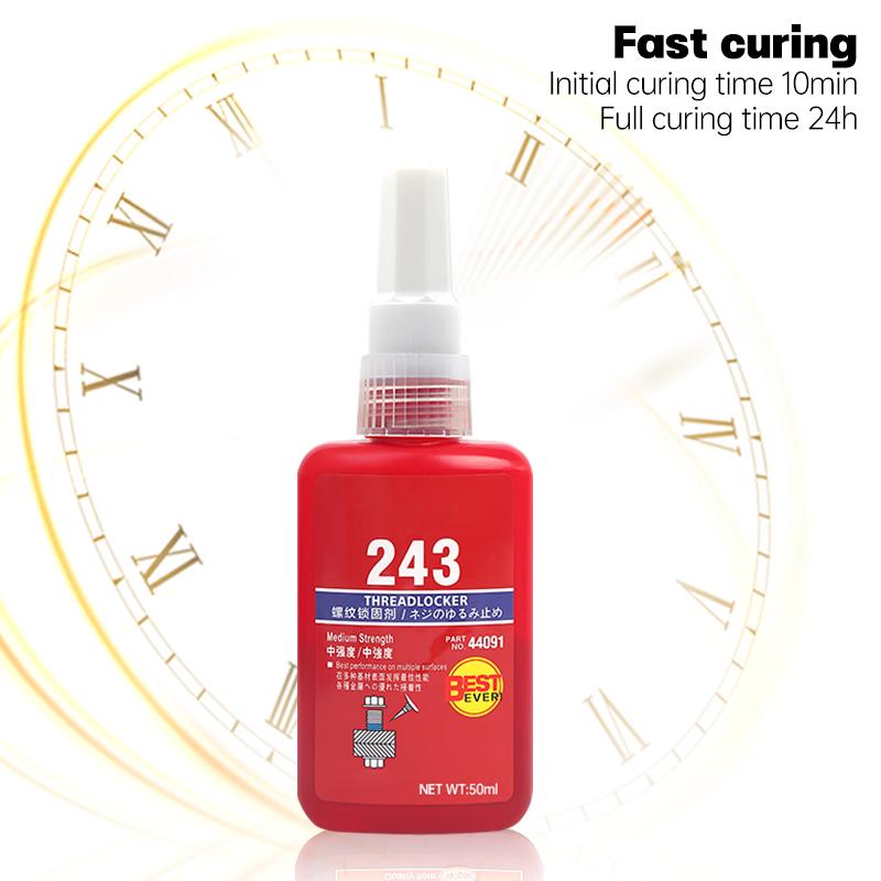 Threadlocker Quick Drying Screw Locking Agent High Strength Screw Locking Adhesive Anaerobic Glues Anti Loose Screw Glue