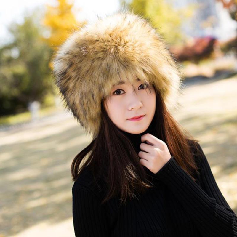 Fox Fur Hat Thick Russian Warm Hat 