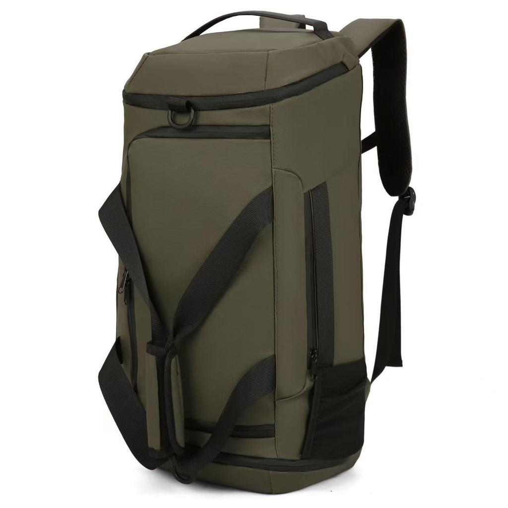 Men's High-End Wear-Resistant Insulated Travel Fitness Bag with Wet/Dry Separation