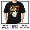 Halloween Lets Go Ghouls Ghost Retro Costume T-Shirt ON TREND Unisex T-Shirt