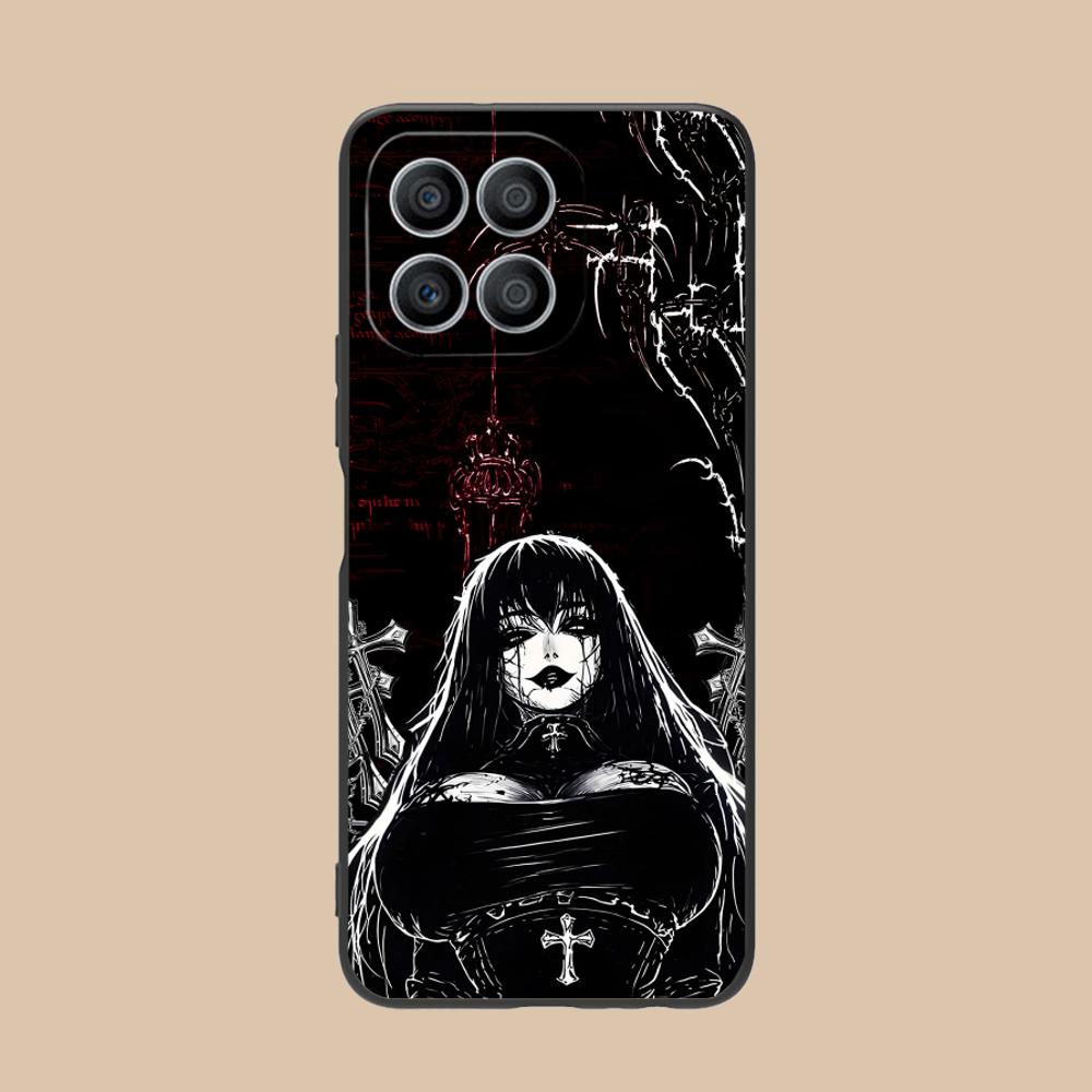 Terror Gothic Art Mobile Phone Case for Honor 90 80 70 60 50 30 20 10 9 8 7 Pro S SE Lite 5G Colorful Printing Cover Cover