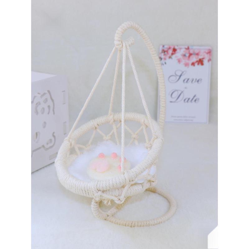 Hand-Woven Cotton Doll Hammock Chair with Free Home Shipping