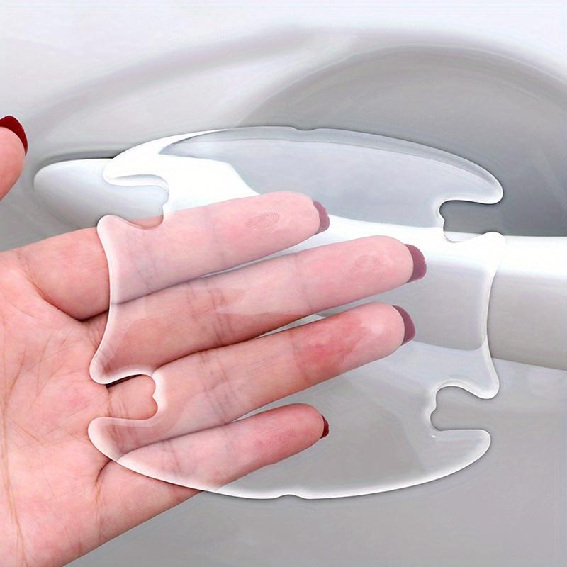 4pcs  Auto Door Bowl Door Handle Hand Handle Protective Film Invisible Tick Scratch Scratch Car Opening Door Handle Hand