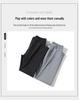 Men's Casual Plaid Elastic Trousers - Korean Style
