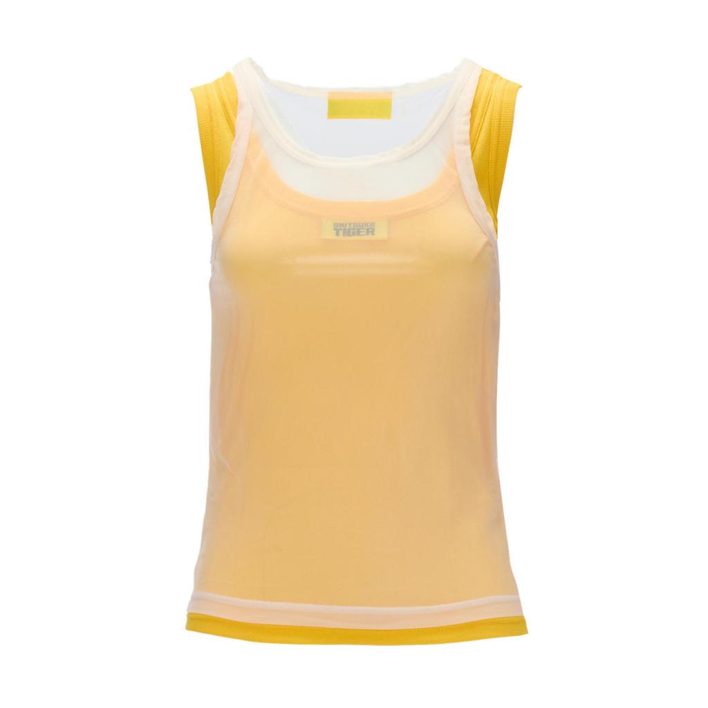 New Onitsuka Tiger Tank Top Women's White/Yellow 2182B286-100