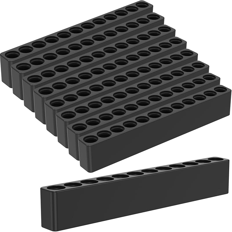 Bit Holder, Drill Bit Holder, Tool Box Organizer, 21Pcs Hex Bit Holder, 12 Holes Hex Bit Organizer, Organizer Hex Bit Holder Rack for Hex Shank Bits