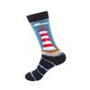 Stylish Cosmic Print Mid-Calf Socks Women Men Cotton Blend Trendy Streetwear Casual