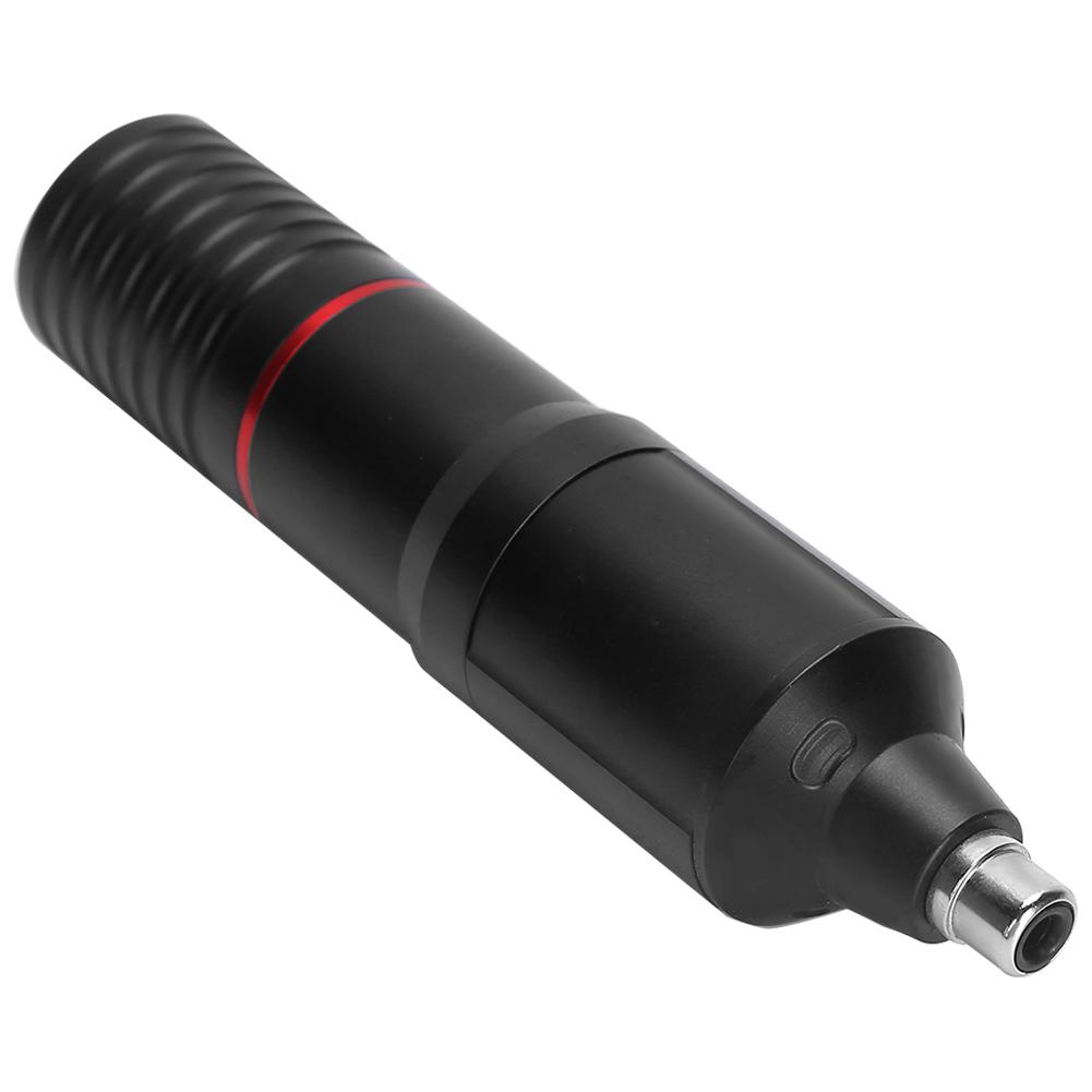 Tattoo Pen Tattoo RCA Interface Cartridge Needle Tattoo Pen with Tattoo Clip CordBlack Red