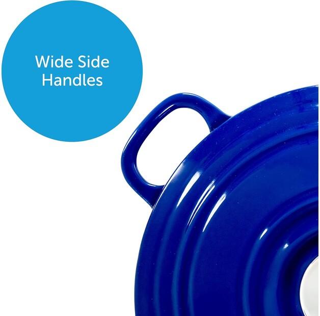 Жаровня BK Cookware Бургундская 28 см королевский синий (H6074.528)