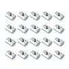 Zinc Plated Carbon Steel Sliding T Slot Nut for Aluminum Profile Accessories (M8)