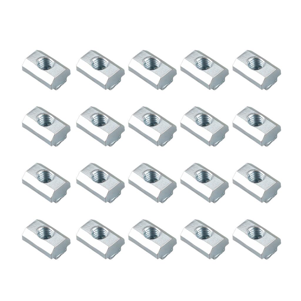 Zinc Plated Carbon Steel Sliding T Slot Nut for Aluminum Profile Accessories (M8)