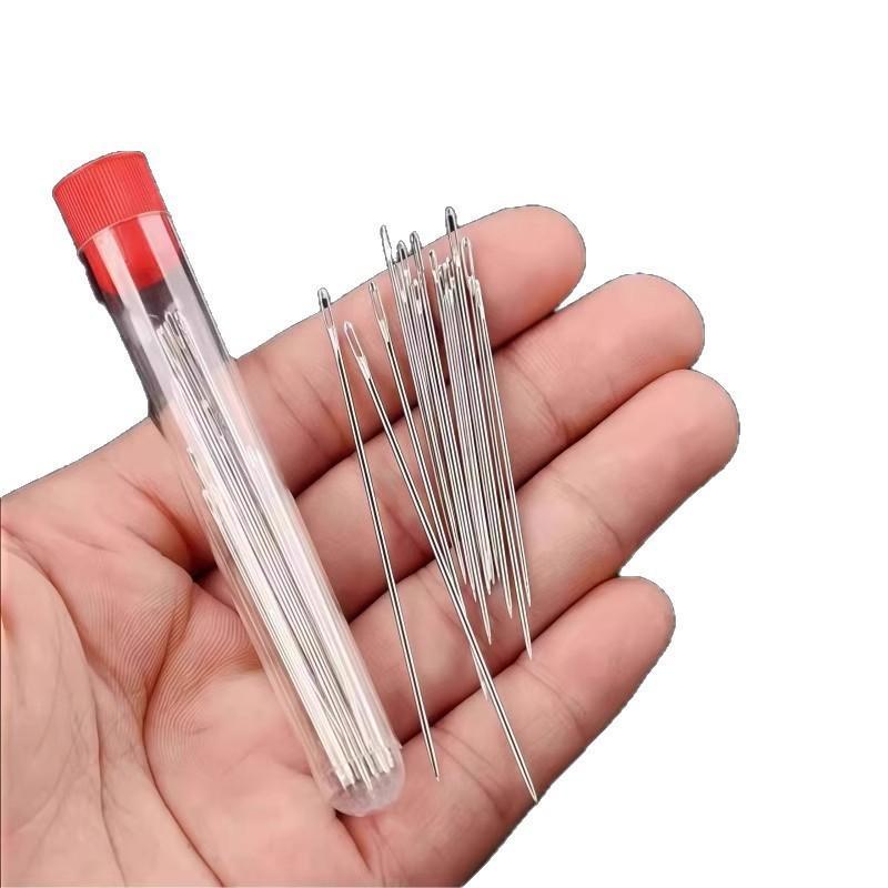 34/36Pcs Hand Sewing Tool Set Large-Eye Steel Needle With Threaders Diverse Practical Tools For Home Sewing Diy Crafts