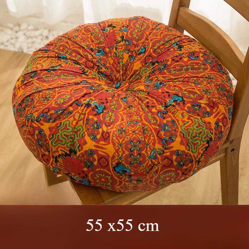Boho Cushions Thicken Morocco Seat Cushion Cotton Linen Bay Window Tatami Mat Futon Home Decor Floor Cushion