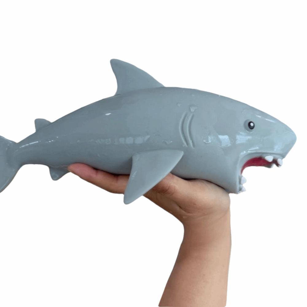 Jumbo Size Giant Shark Squishy Toy Slow Rising Giant Shark Fidget Toy Desk Decor