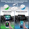2-in-1 Wireless CarPlay Adapter for Android/Apple Wired To CarPlay Wireless Car Adapter WiFi Dongle Plug and Play USB Connected