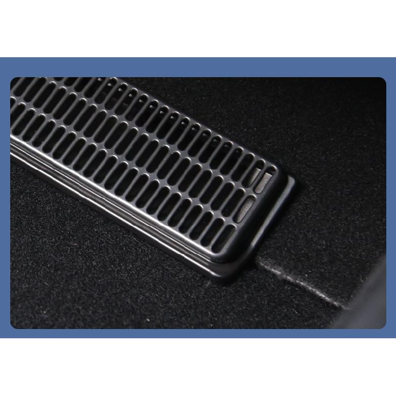 For Tesla Model Y Air Outlet Cover Under Seat Vent Outlet Dust Cover Car Styling Interior Modification