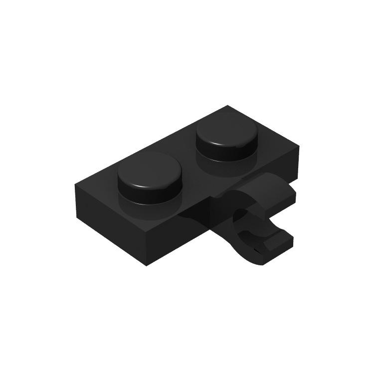 MOC Accessories Series Compatible With 11476 1x2 Side Longitudinal Clamping Plate Building Blocks Educational Toy Part Model Set