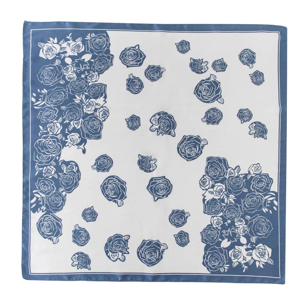 New scarf printed square scarf retro silk scarf atmosphere fashionable versatile scarf office shawl