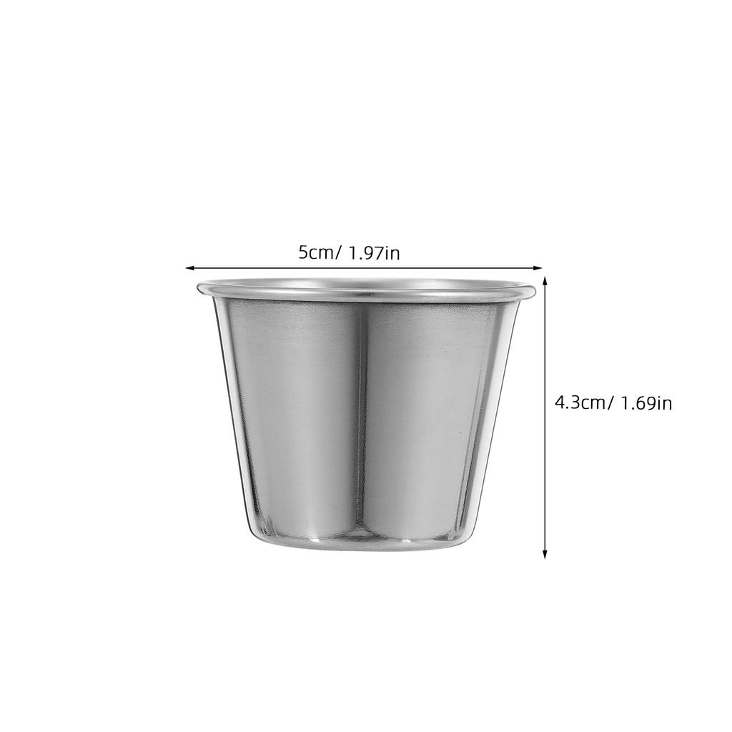 12Pcs Compact Stainless Steel Wine Cup Reusable Spirit Tumbler for Outdoor Adventure Travel Camping Picnic Hot Coffee Milk Tea