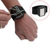 Magnetic Wristband Tool Holder For Screws Nuts And Drill Bits With Adjustable Strap For Easy Use In Workshops