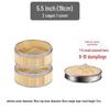 Bamboo Steamer Basket with Stainless Steel Rim