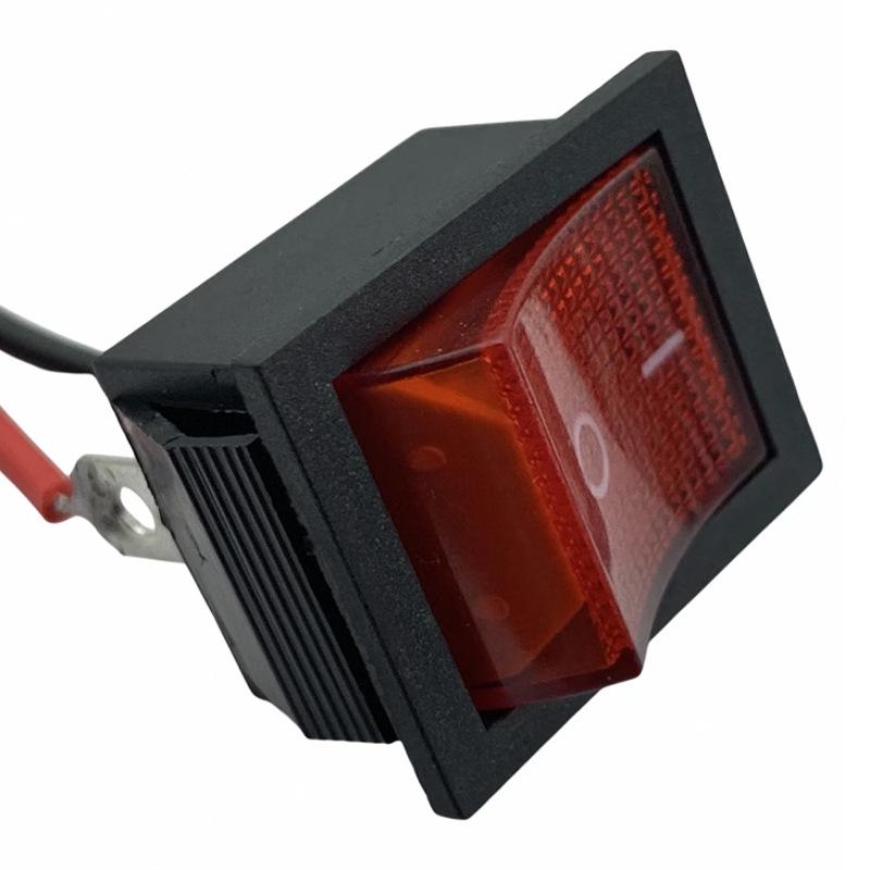 KCD4 Rocker Switch for Agricultural Machinery Sprayer - Two-Pin CCC Certified.