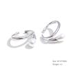 Yhpup Stainless Steel Adjustable Ear Bone Clip Earrings Arrivals Platinum Plated Popular Charming Chic Accessories Wholesale