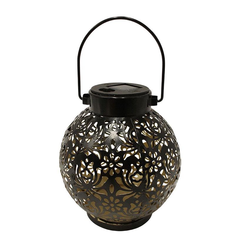 

Solar Powered Led Morrocan Lantern Decor Hanging Outdoor Garden Lamp Yard Lights Style A