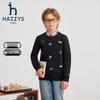 HAZZYS Boys' 2025 Autumn Embroidered Logo Knit Sweatshirt