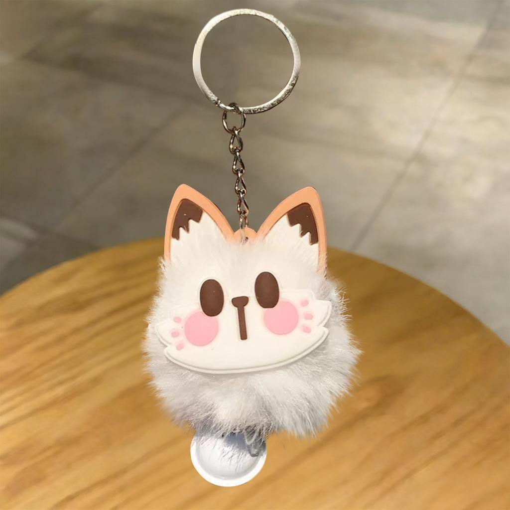 Cute And Universal-fit Plush Bag Ornament With Jingle Bell For New Year Celebrations