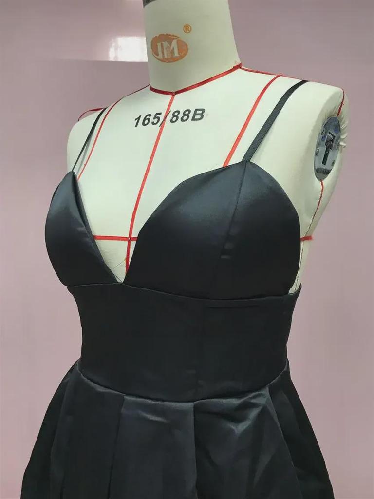 European & American Women's Sexy Slim Suspender Evening Dress with Deep V Slit (Summer 2025 Collection)