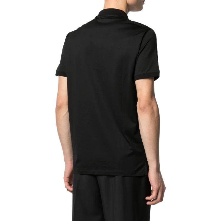 EMPORIO ARMANI Polo Shirts Men's Black Moderate 3K1FCQ-1JTUZ-0999