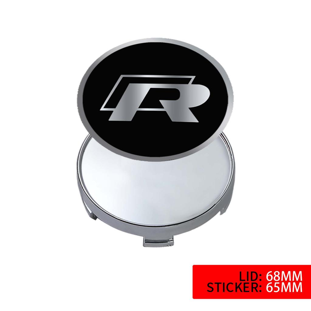 Pro VW Volkswagen Jetta MK5 Golf 4KS 60MM/ 63MM/68 MM Krytky středů kol pro auto Kryty ráfků pneumatik Autopříslušenství Pro Volkswagen