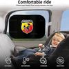 A-AbarthS-S Car Side Window Sunshade Sun Block Film Cloth Sun Visor UV Protection Window Curtain Car Sun Shade Cover