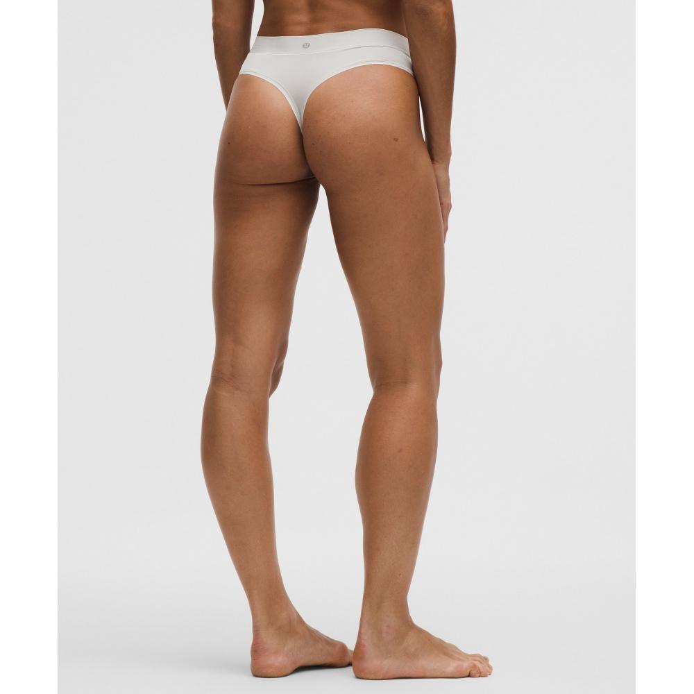 Lululemon Underease High Rise Thong Underwear  3 Pack Dove Grey Pelican Sinatra Blue