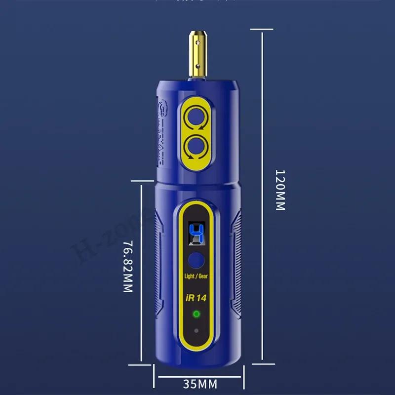 Mechanic IR14 Electric OCA Glue Remover Tool With Led Display For Phone Screen OCA Polarized Clean Electric Grinder Hand Tool