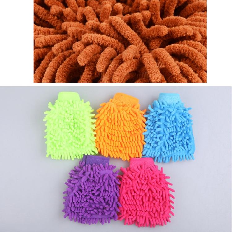 Microfiber Car Wash Mitt Ultra Soft Chenille Brush Cleaning Washing Sponge Glove