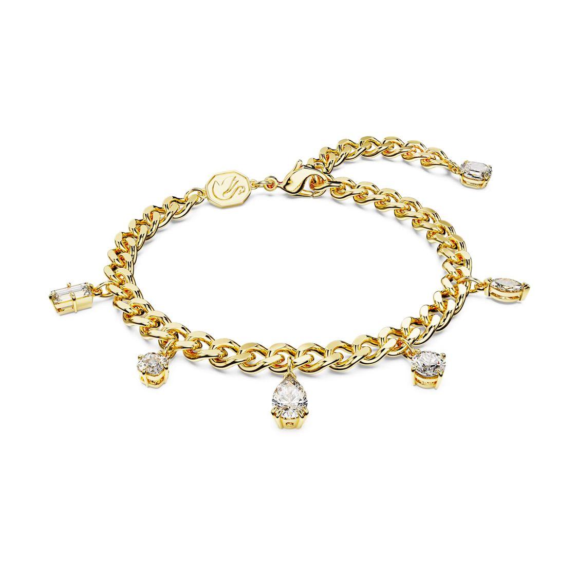 Swarovski Dextera Gemstone Inlaid Pendant Bracelet Women bracelets Gold 5665830 Gold,F