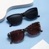 2PCS Cat Eye Retro Sunglasses Female Brand Designer Fashion Gradient Sunglasses Female Retro Sunglasses Outdoor Sunshade