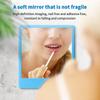 Fashion Silicone Mirror Self Grips Mirror Shatterproof Shaving Makeup Shower Silicone Travel Washroom
