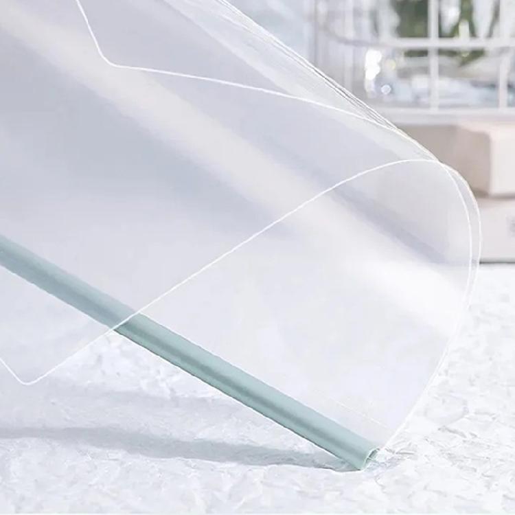 10pcs Portable Transparent A4 File Holders With Enhanced Grip Rods for File Organization Business Travel Essentials
