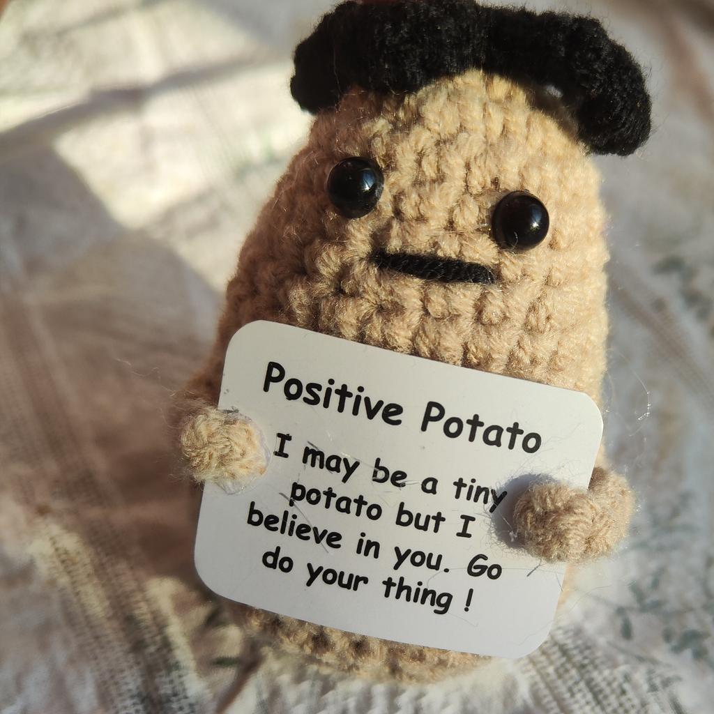 Emotional Cucumber Hand-woven Potato Positive Energy Ornaments Wool Crochet Product