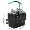 Winch Solenoid Relay, 12V ATV UTV Winch Contactor Solenoid with 6 Protecting caps Universal for ATV UTV 1500-5000lbs Winch