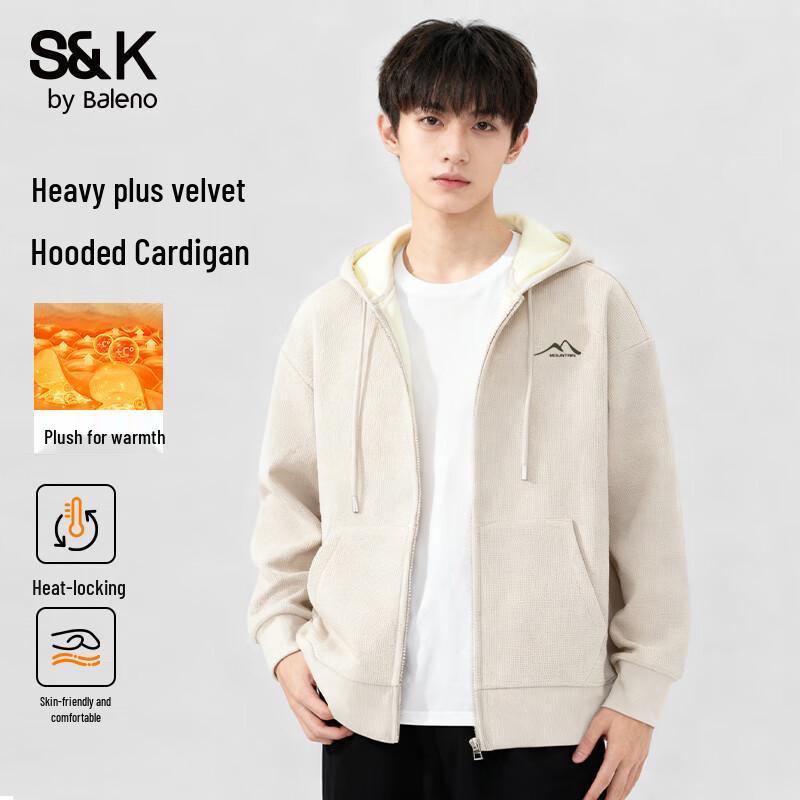 

Baleno Men s Fleece Lined Hooded Jacket 5XL